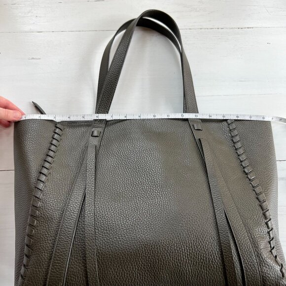 All Saints Ray East West Leather Tote WB092M in Musk Brown - Picture 16 of 16